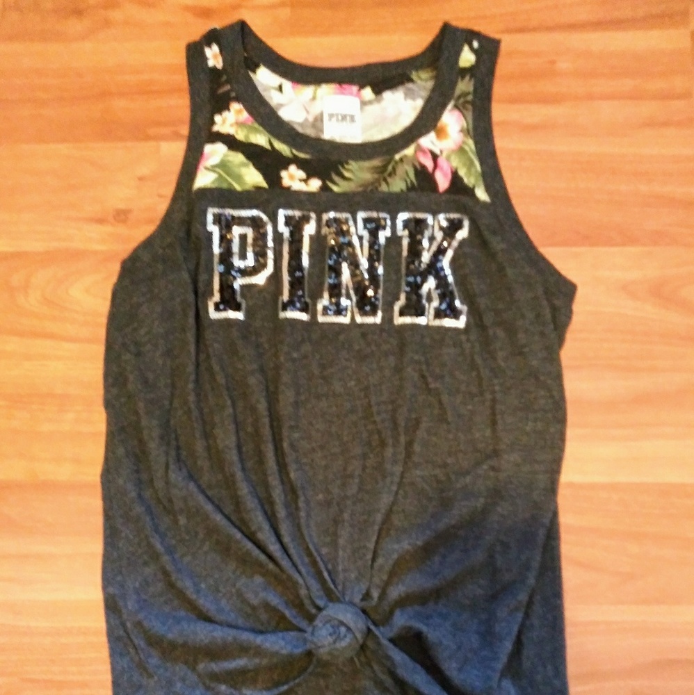 VS PINK sequin tank